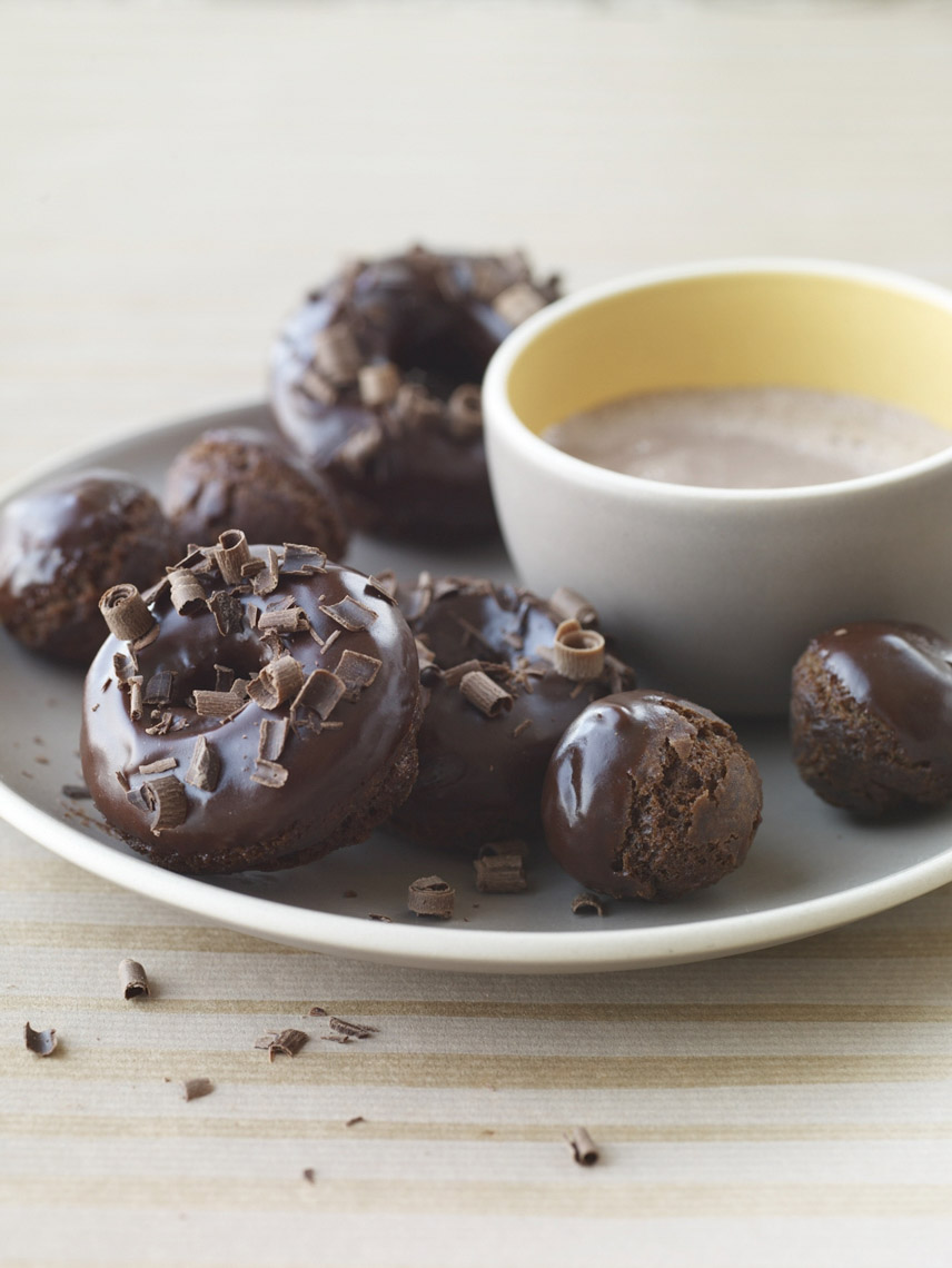 food stylist in San Francisco - Chocolate Donuts for Williams and Sonoma