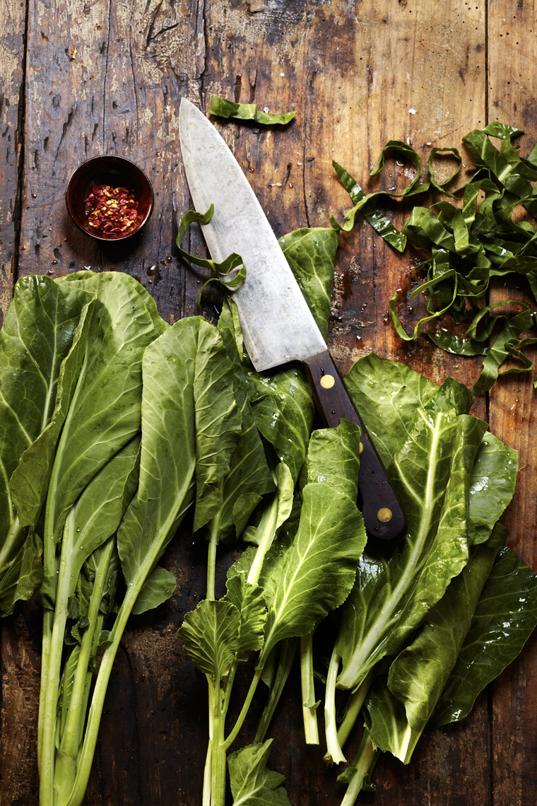 food stylist in San Francisco - Collard Greens Neeley