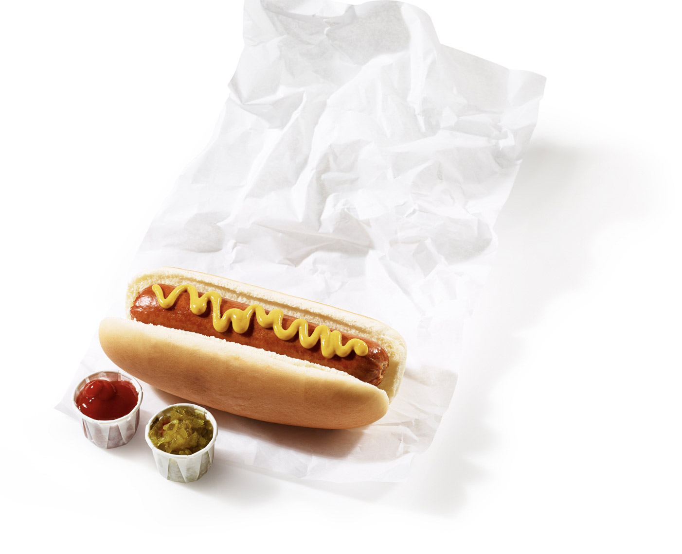 food stylist in San Fancisco - Hot dog with ketchup and Mustard for 49ers Levi