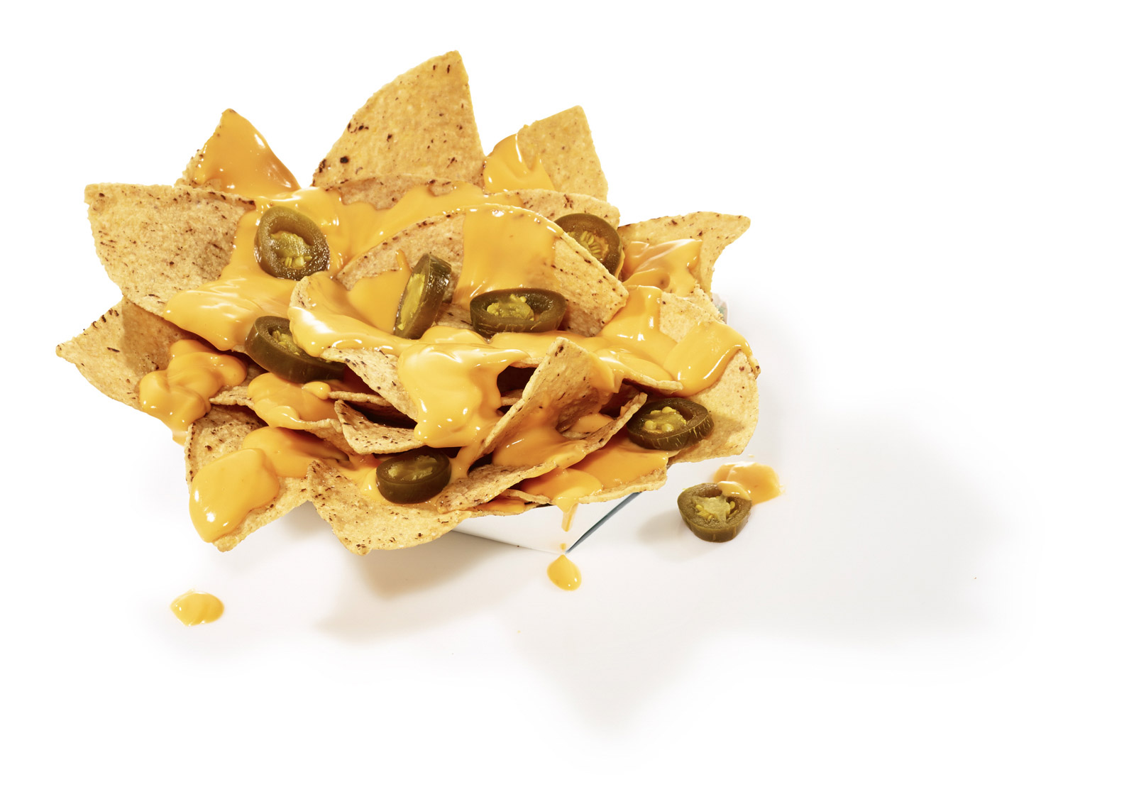food stylist in San Fancisco - Nachos with Jalapenos for 49ers Levi
