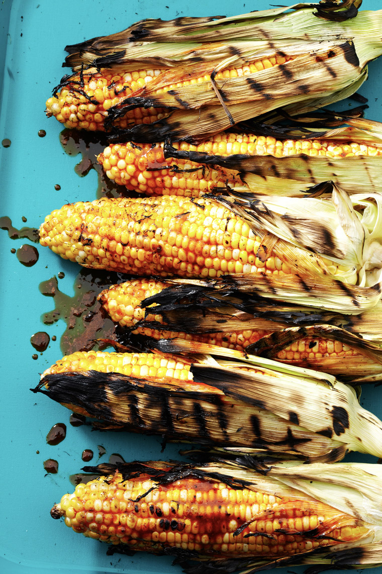 food stylist in San Francisco - Corn with spicy chipolte butter for Neely