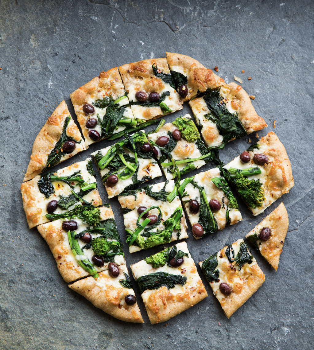 food stylist in San Fancisco - Healthy Pizza for Rustic Italian Cookbook - Weldon Owen photographed by Maren Caruso Photographer