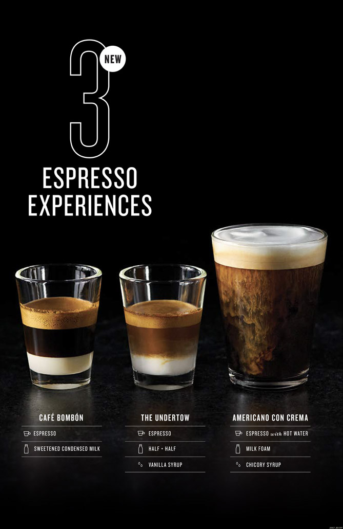 food stylist in San Francisco - Specialty espresso drinks Peet