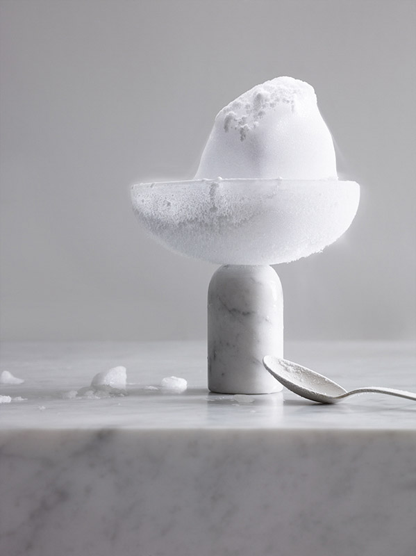 food stylist in San Francisco - Dry ice for conceptual personal work: Robert Valentine art director, photographed by Laurie Frankel